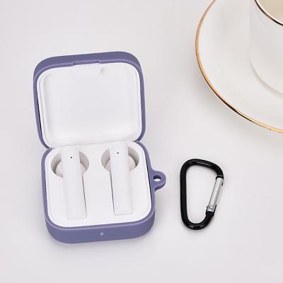 China Fashion Silicone Earphone Case For SE Earbuds Fundas de Se Protector Air 2 Shell With Hook For Xiaomi MI Earphone Xiaomi Airdots 2 SE for sale