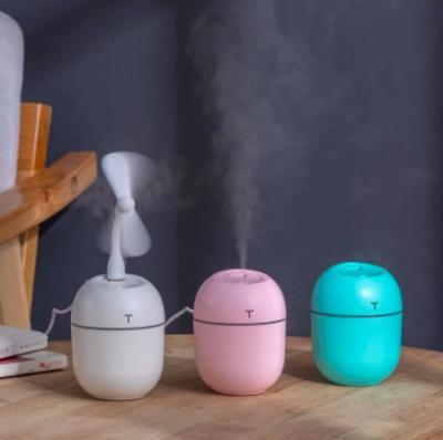 China Mini Air Humidifier Ultrasonic Essential Car Oil Diffuser 200ML Home Car USB Fogger Mist Maker With LED Night Lamp for sale