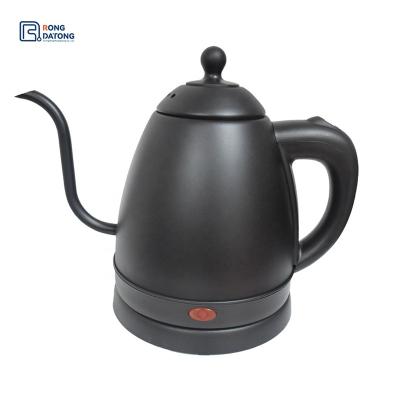 China 360 Degree Rotating Basic Home Appliances Small Fast Cooking Coffee Tea Water Mode Gooseneck Electric Kettle for sale