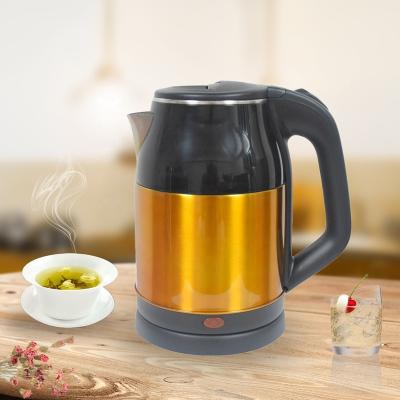 China Power off 360 degree rotation base the most popular automatic low noise red luxury electric kettle for sale