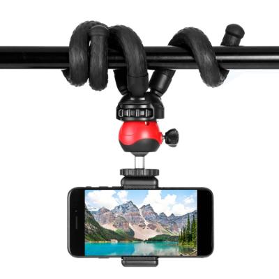 China PORTABLE flexible and foldable 2 in 1 mini octopus desktop premium tripod for phones camera /ring light mini octopus tripod projector stand for sale