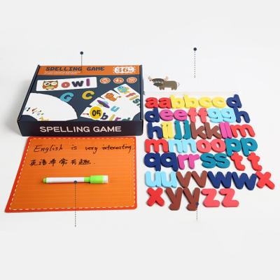 China DIY TOY Jigsaw Puzzle Game Graffiti Drawing Board Children's Toy Building Block Wooden Magnetic Set Learn Magnetic for sale