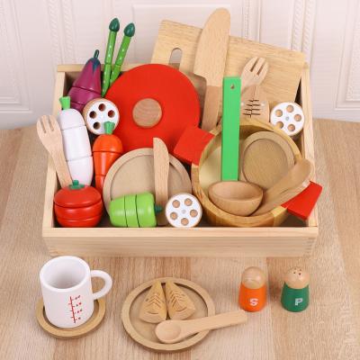 China Metal Children's Play House Cutting and Toys Kitchen Tools Happy Condiments Cut Vegetables with Fruit Toys for sale