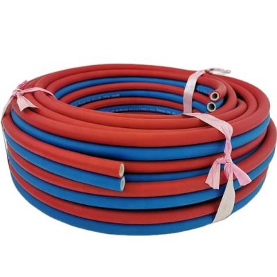 China Agriculture Spray Machinery Acetylene Rubber Hose Cutting Twin Line And Oxygen Hose Welding Hose For Sale for sale