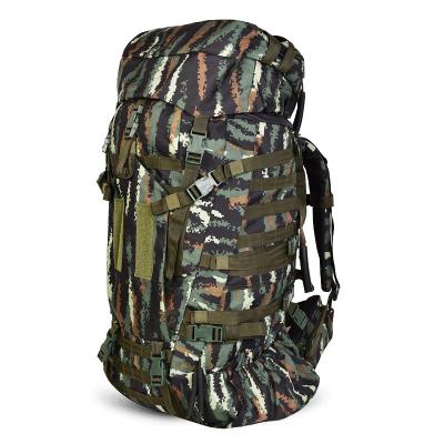 China Waterproof Outdoor Travel Mountaineering Backpack Camouflage Combat Large Capacity Tactical Bag Covers for sale