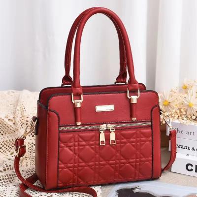 China Wholesale PU Leather Western Leather Handbags Tote Bags Top Handle Satchel Fashion Faux Women Handbag New for sale