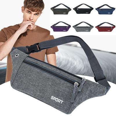 China Custom Duty Waist Pack Waist Bag Oxford Fashion Fanny Pack Waist Bag Oxford Adjustable Gym Belt Pouch Pocket To Increase Fishing for sale