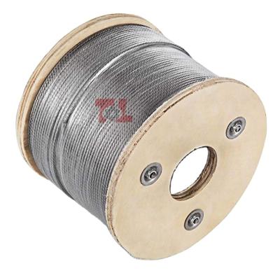 China Non-rotating Architecture 304 Stainless Steel Wire Rope 19x7 8mm for sale