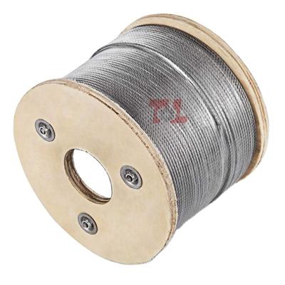 China Non-rotating Architecture 304 Stainless Steel Wire Rope 19x7 10mm for sale