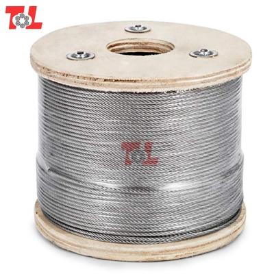 China Non-rotating Architecture 304 Stainless Steel Wire Rope 19x7 6mm for sale