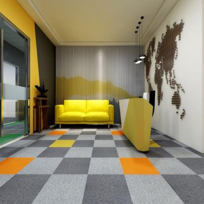 China Washable Liverpool Public Common Area Hospital Conference Building Office Good Quality Nylon Carpet Tiles for sale