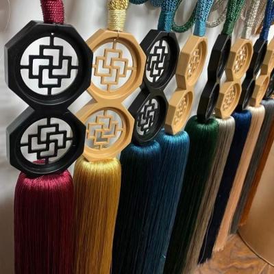 China Popular Custom Wholesale Crochet Curtain Tiebacks Curtain Tieback ODM/OEM Home Decorative for sale