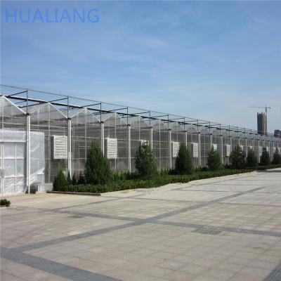 China Multi-span Commercial Greenhouse Sheet PC Greenhouse Polycarbonate Polycarbonate Greenhouse For Sale for sale