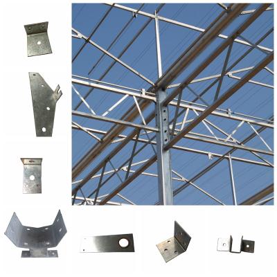 China Greenhouse Hot Dip Galvanized Greenhouse Accessories Used In Steel Structure for sale