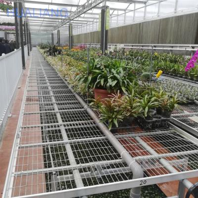 China Latest Style Easily Assembled Mobile Seedling Planting Tabletop Greenhouse Bench for sale