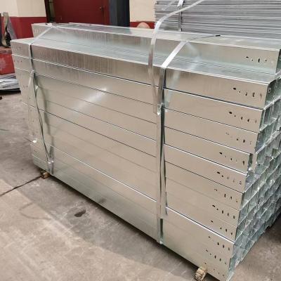 China Hot Dip Galvanized Building Cable Tray 50mm-1000mm Wall / Floor Mount For Easy And Quick Installation for sale