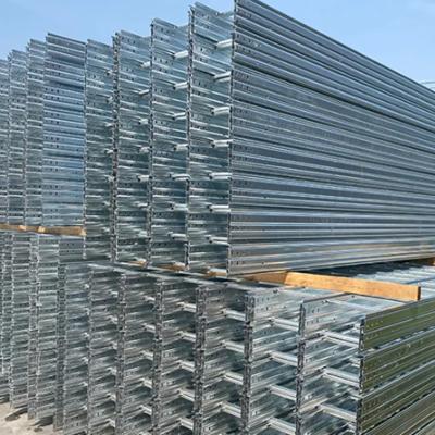 China Streamline Hot Dip Galvanized Cable Tray Zinc Outdoor Cable Tray for sale