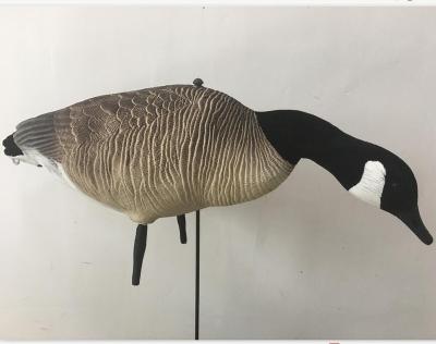 China New Design Folding Decoy Geese For Hunter Hunting , Soft Plastic EVA Goose Decoys for sale