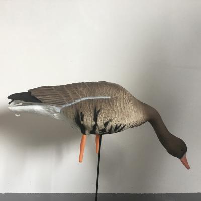 China Promotional Hunting Wild Specklebelly Hunting Soft Decoy Folding Goose Geese Snow Goose Bait Goose Decoys Greylag Goose for sale