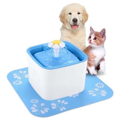 China Pet Fashion Fountain Design 3 Different Quality Fantastic Automatic Cat Water Fountain Drinking Bottle Large Silent Pump BPA With 3 Filters for sale