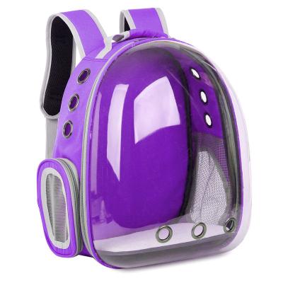 China Durable Breathable Comfortable Pet Travel Bag Safety Bubble Pet Backpack For Small Dogs And Cats for sale