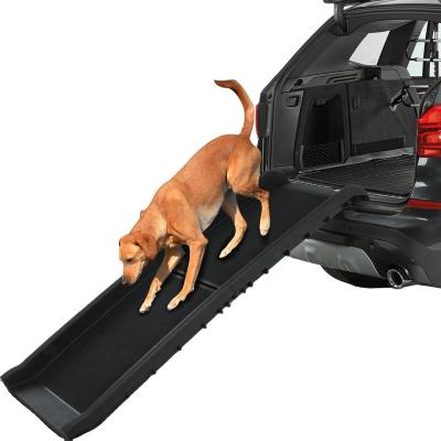 China Foldable Outdoor Pet Ramp Car Pet Track Matte Surface Non-Slip Pet Dog Stairs Simple Large for sale