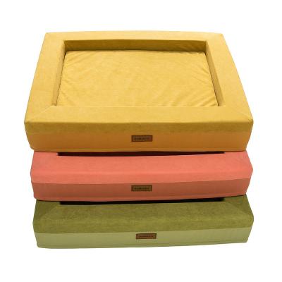 China 2022 New Memory Foam Breathable Removable Washable All Seasons Pet Sofa Bed Cat And Dog Bed Mat for sale