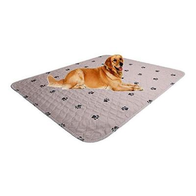 China Stocked Eco Friendly Waterproof Pet Training Pad Reusable Washable Pee Pads For Dogs for sale