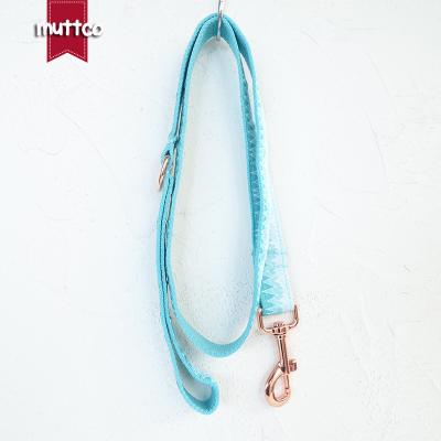 China MUTTCO Custom Selling Style Cool Retail Collar For Dog GREEN MOUNTAIN Print Dog Leash 5 Sizes UDC015M for sale