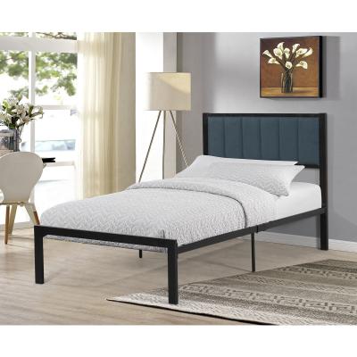 China Adjustable (height) knock down single bed designs, metal bed iron domitry bed competitive price used for school for sale