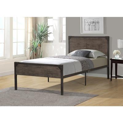 China Hot Sale Cheap Price (Height) Iron Double Bed Metal Frame Bed Adjustable for sale