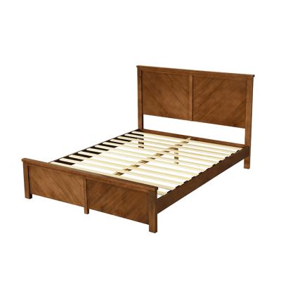 China Wholesale Adjustable Fabric Bed Soft (Height) Adult Bedroom Furniture Set Solid Wood Double Bed For Sale for sale