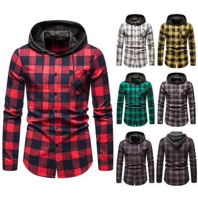 China Yingling Shirts Factory Cotton Anti-pilling Check Shirt Long Sheath Casual Leisure Wholesale Camisa For Men's Plaid Flannel Shirt for sale