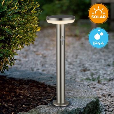 China High Lumen Brimmel Solar Garden Pathway Lights Super Bright Stainless Steel Waterproof Lawn Garden Path Bollard Light for sale