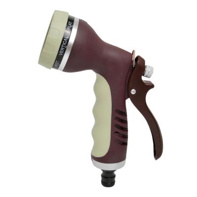 China Winslow and Ross Rear Trigger 8 Flow Controls Variable Pattern Water Hose Nozzle Water Hose Jet Gun for sale