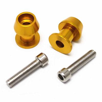 China 8mm Flatbed Aluminum Motorcycle Swingarm Stand Coils Slider Stand Screw Swingarm Motorcycle Accessory for sale