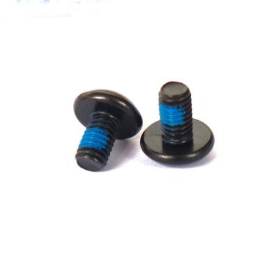 China ISO7380 Nylon Treadmill Black Oxide M3 M4 M5 M6 M8 Lock Patch Hex Socket Knob Head Screws With Thread Lock for sale