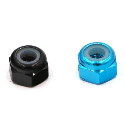 China General Industry M2 M3 M4 M5 M6 M8 Insert Lock Aluminum Colored Anodized Nylon Hex Nut for sale