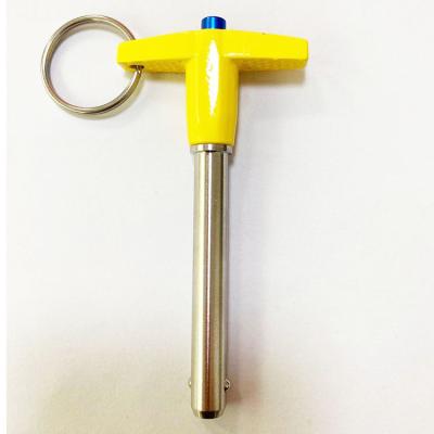 China 8*50mm Machine Button Push T-Handle Quick Release Ball Lock Pin for sale