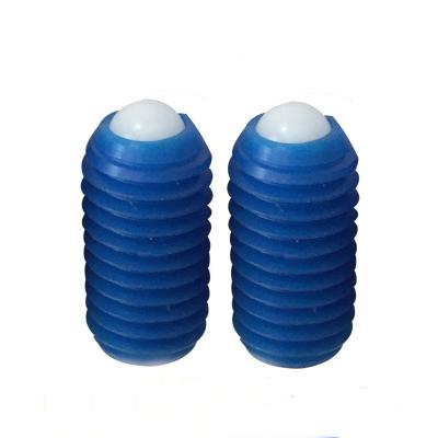 China Plastic Machine Parts POM M3-M10 Threaded Spring Ball Plunger for sale