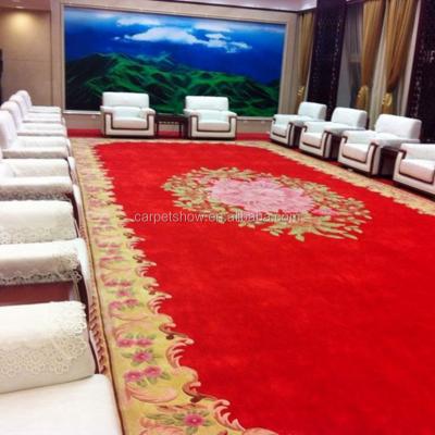 China Acrylic Fibers Zealand Wool Material Celebrity Red Carpet in Hand-made Woollen Carpet for sale