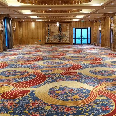 China Custom 5 Star Hotel Banquet Hall Carpet And Rug High Quanlity Carpet Density 7x7-7x12 for sale