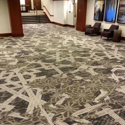 China 80% Wool 20% Nylon Rectangle Broadloom Karpet Bulu Tapis for Banquet Hall and Guestroom for sale