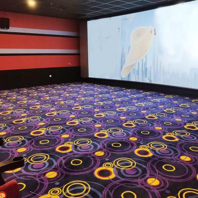 China Wall To Wall Carpets Axminster Cinema Carpet for Movie Theater Banquet Hall and Cinema for sale