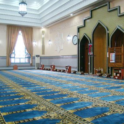 Chine Tapis de mosquée sur mesure pour le salon Design Tapis de prière de mosquée avec support antidérapant à vendre