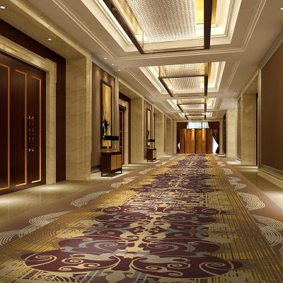 China Loop Pile Alfombra Axminster Runner tapijt voor 5 sterren hotel Banquet Hall vloer Te koop