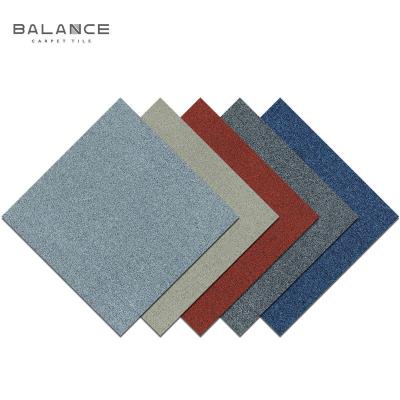 China Squares Fireproof Office Nylon Carpet Tiles For Floor Commercial Office Carpets Tile for sale