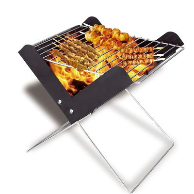 China New Type Minimalist Backcountry Outdoor Camping Equipment Portable Foldable BBQ Grill Charcoal Grill for sale