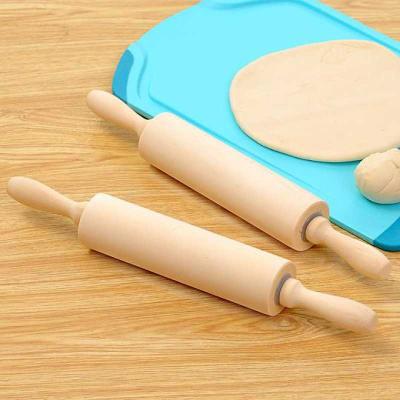 China Solid wood viable pin, lotus wood lacquer free and wax-free roller, dumpling skin surface pressing baking tool for sale