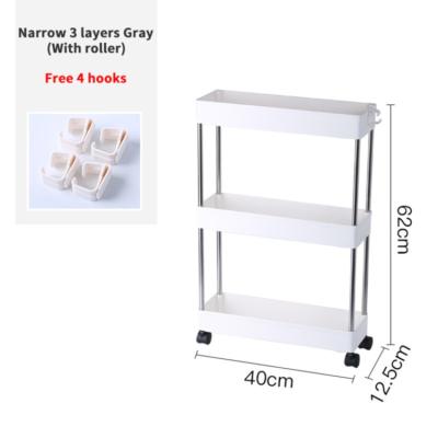 China Competitive Price China Manufacture Bedroom Trolley CLASSIC Wall Basket 3 Tier Shelf For Home for sale